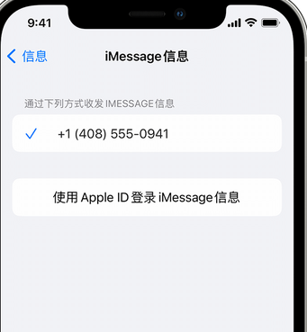 昔阳apple维修iPhone上无法正常发送iMessage信息 