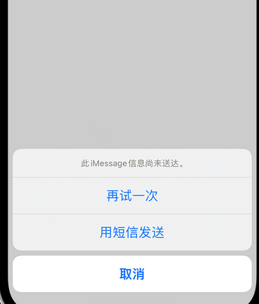 昔阳apple维修iPhone上无法正常发送iMessage信息