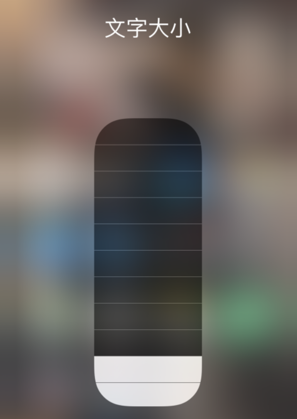 昔阳苹果手机维修分享小技巧：在 iPhone 控制中心快速调节字体大小 